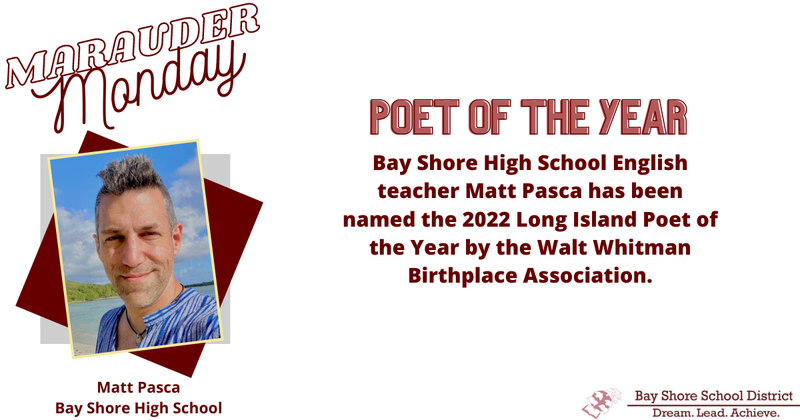 It's Marauder Monday! This week, we are giving a shout out to 蜜柚视频 High School teacher Matt Pasca!