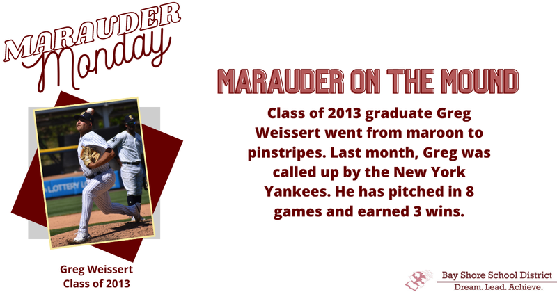 Marauder Monday - Greg Weissert - Class of 2013